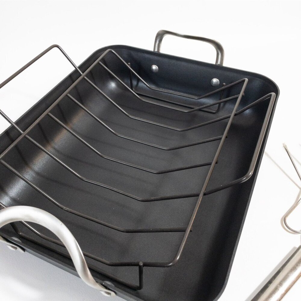 Calphalon Contemporary Hard Anodized Nonstick 16-Inch Roasting Pan - Picture 9 of 13